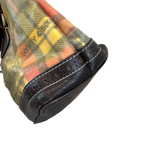 Dooney & Bourke Madras Plaid 
Ladybug Satchel - Picture 14 of 15